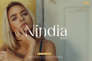 Nindia – Modern Serif Headline