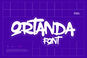 Ortanda – Handwriting fat display