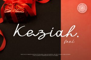Keziah – Script handwriting love