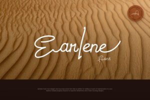 Earlene – romance love handwriting