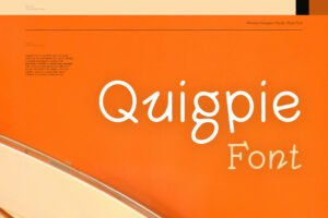 Quigpie – Handwriting casual minimalist