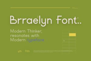 Brraelyn – UI UX sans serif modern